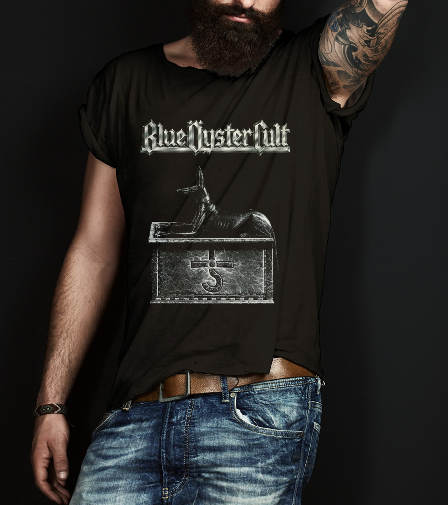 Blue Öyster Cult Anubis Symbol And Trunk T-Shirt
