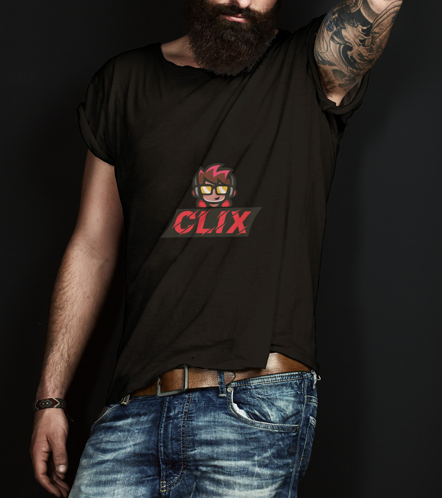 Clix Gamer Headphones Cartoon T-Shirt