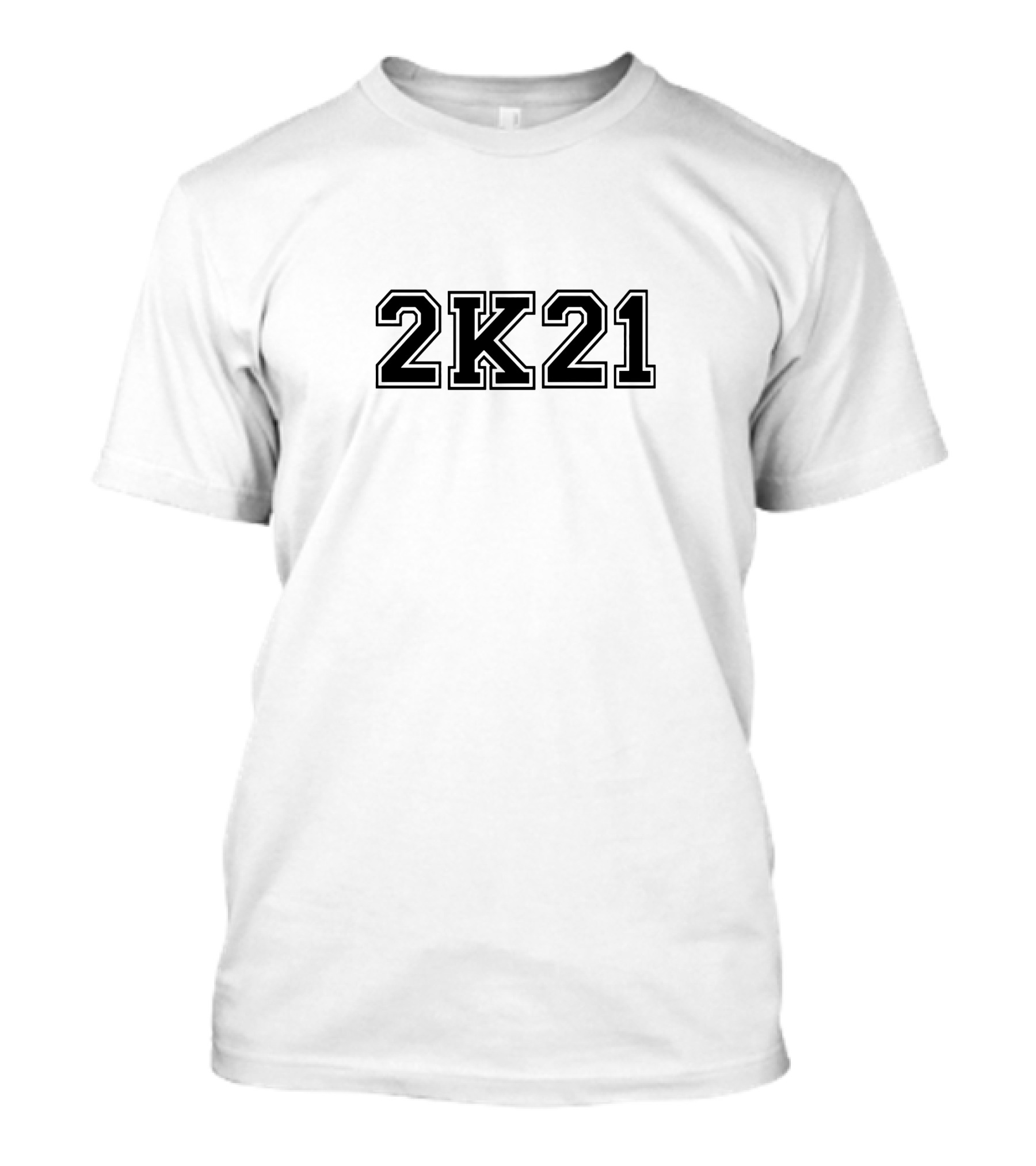 2K21 Bold Block Lettering Sports T-Shirt
