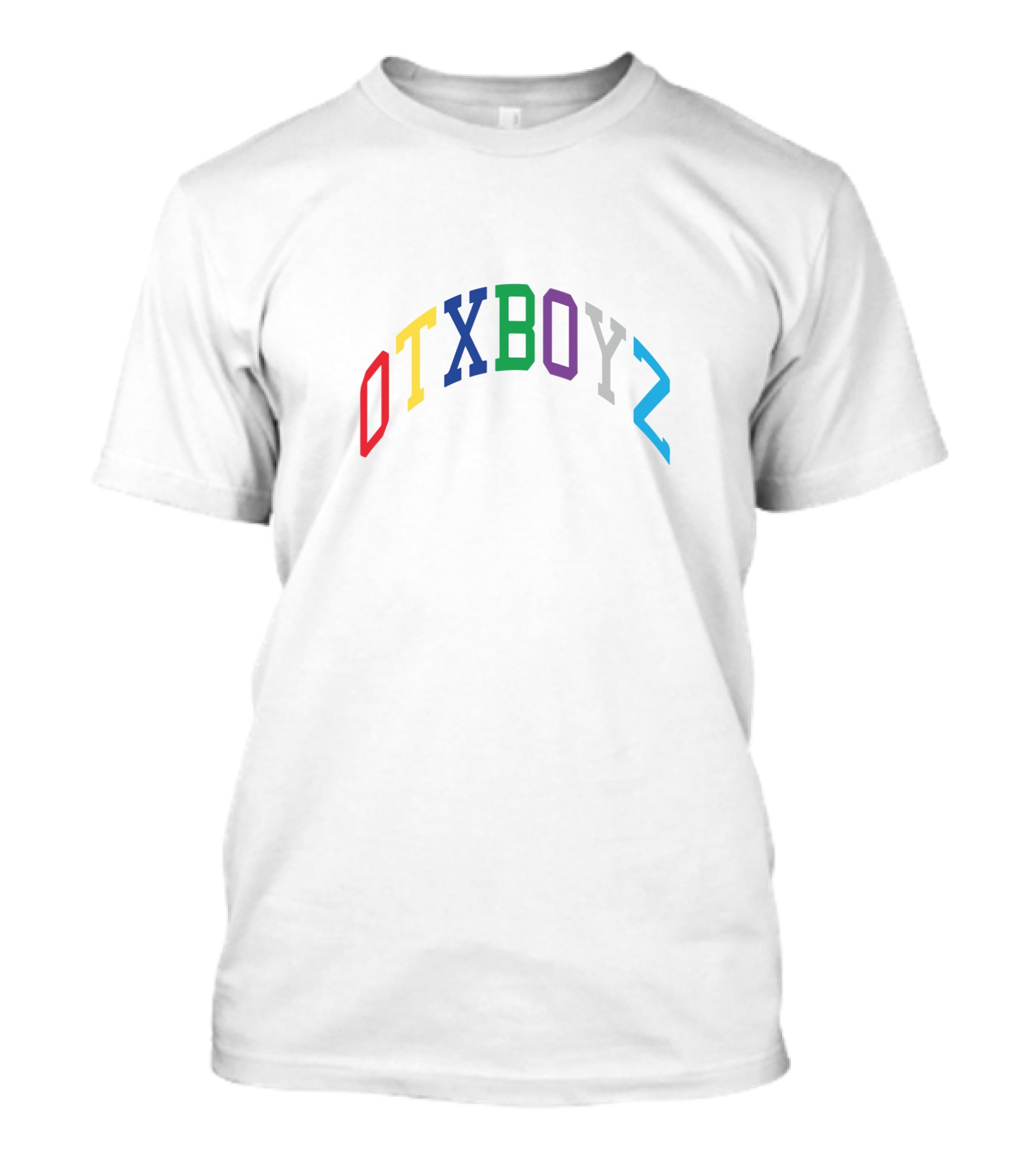 OTXBOYZ Ohgeesy Colorful Lettering T-Shirt