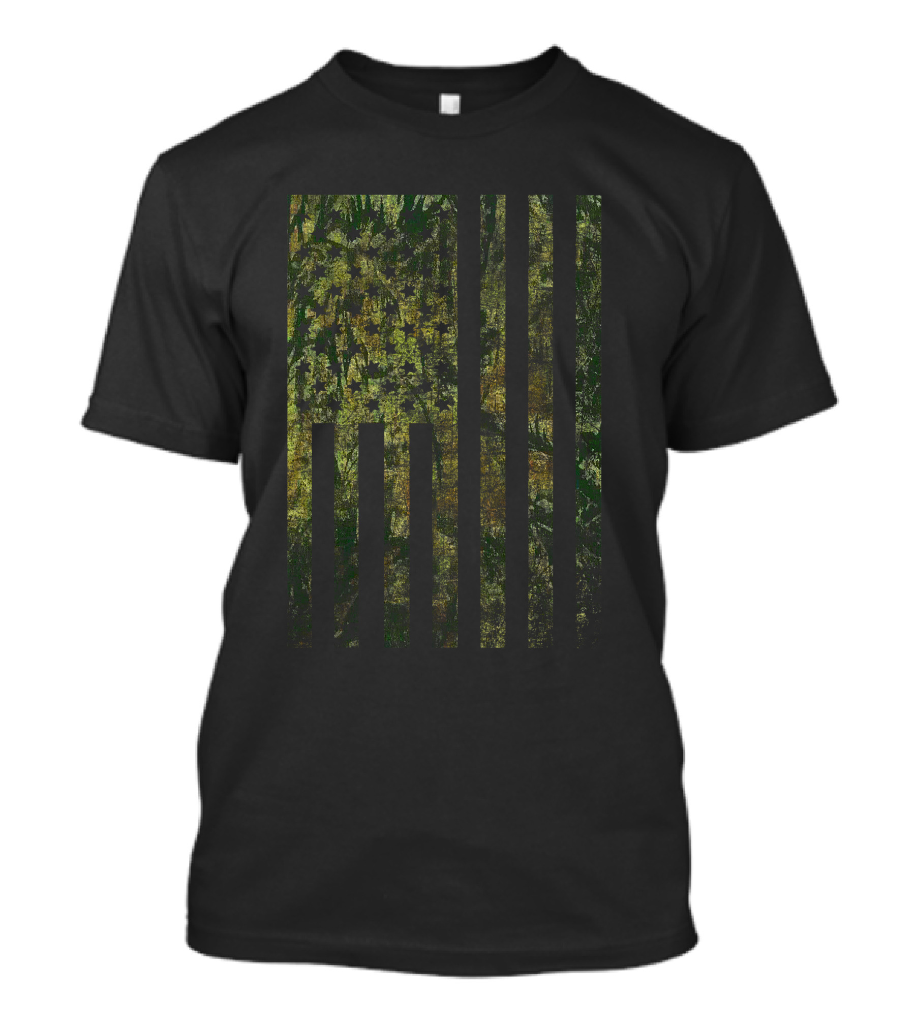 Bike Knight Outdoors American Camo Flag T-Shirt