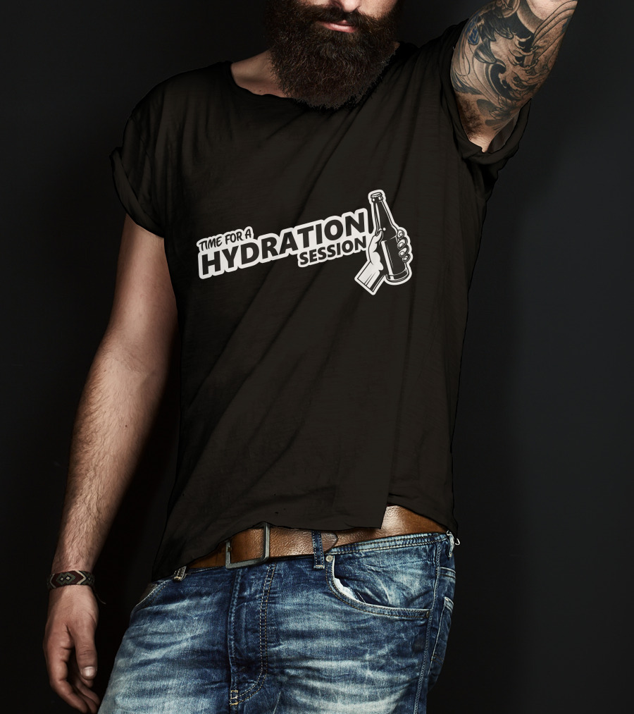 Time For A Hydration Session Headlock Merch T-Shirt
