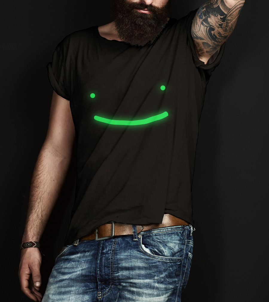 Dream Merch Glow Smiley Face T-Shirt