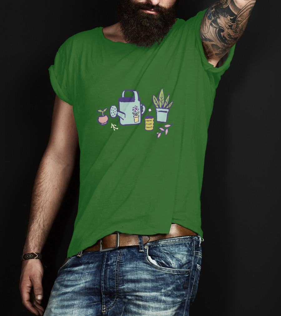 Omocat Merch Omori A Home For Flowers Watering Can Plant Pots T-Shirt