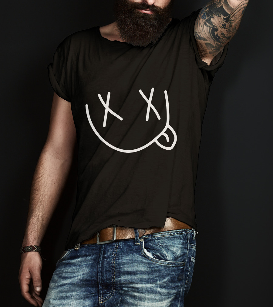 Bobby Mares Merch Smiley Face With Tongue Out Signature T-Shirt