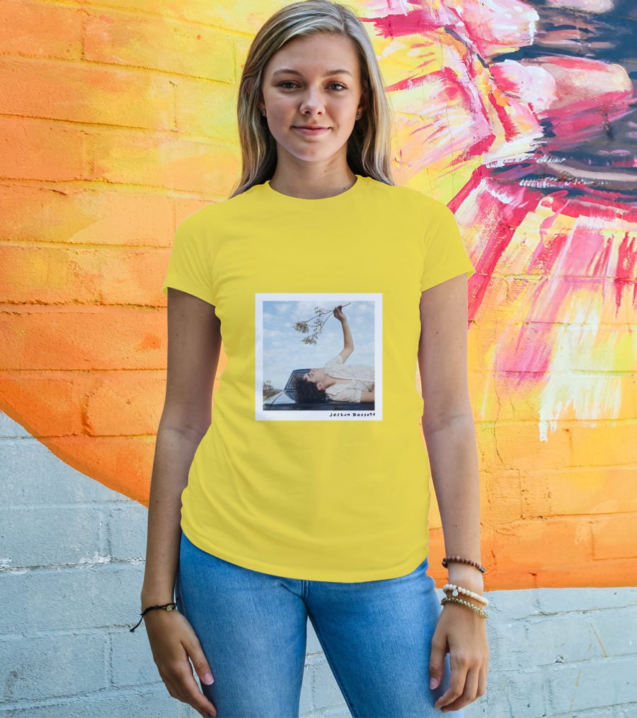 Joshua Bassett Floral Pose Vintage Aesthetic T-Shirt