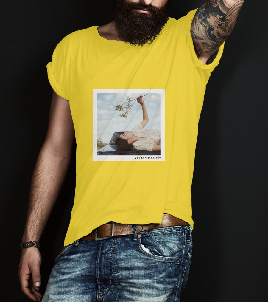 Joshua Bassett Floral Pose Vintage Aesthetic T-Shirt