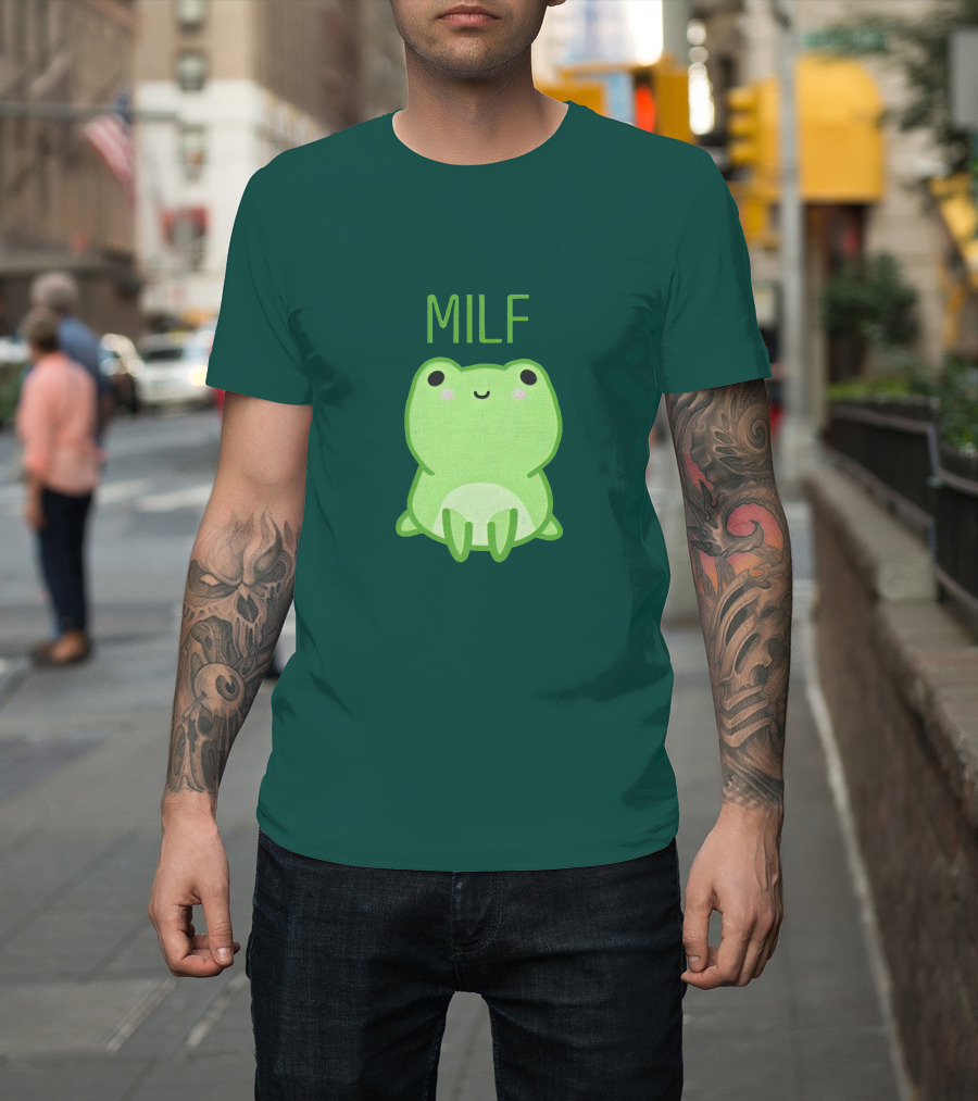MILF ManILoveFwogs Merch Man I Love Fwogs Cute Frog T-Shirt