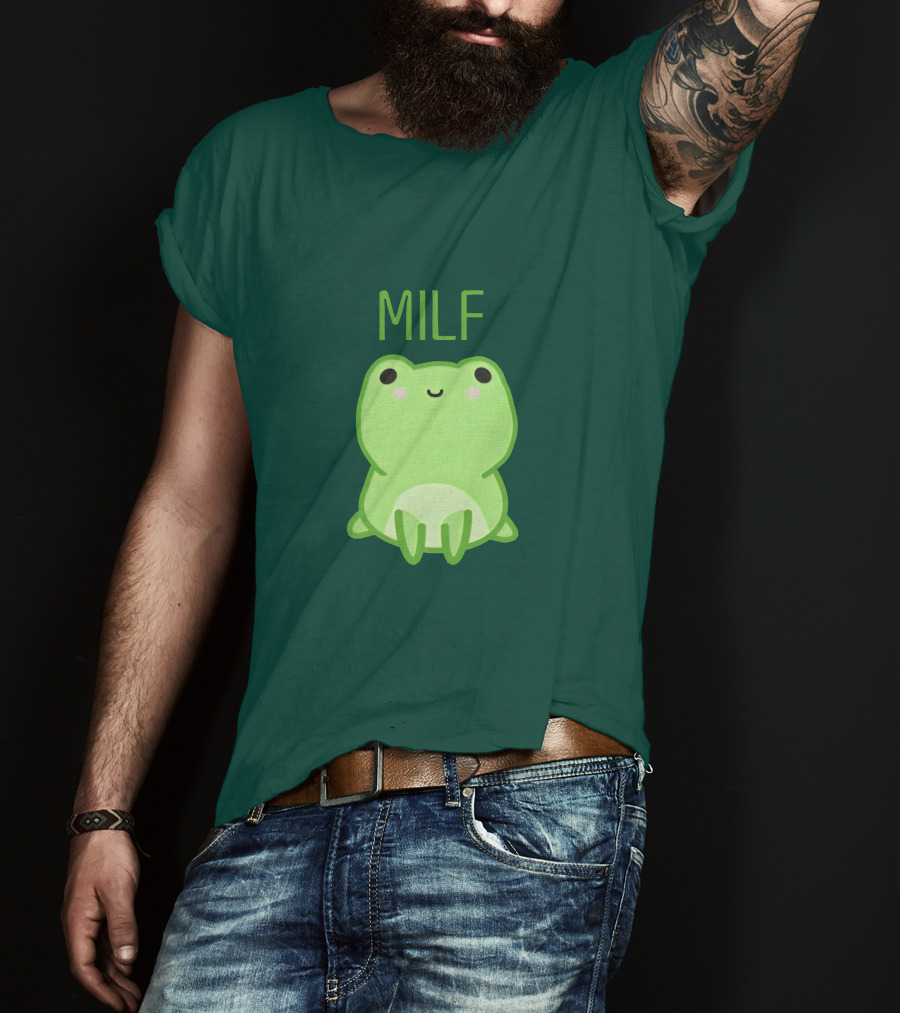 MILF ManILoveFwogs Merch Man I Love Fwogs Cute Frog T-Shirt