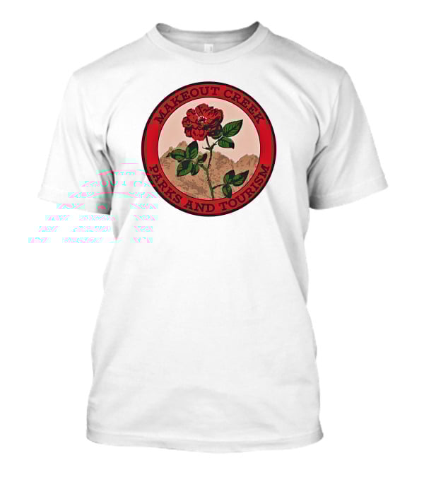 Mitski Merch Makeout Creek Parks And Tourism Rose Emblem T-Shirt