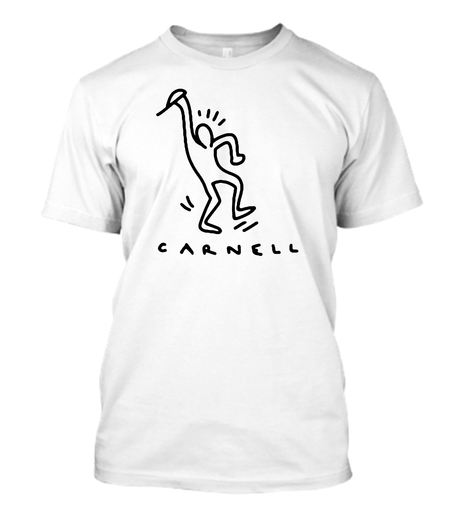 Carnell Keith Haring Style Dancing Figure T-Shirt