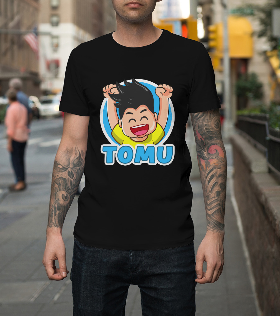 Shop Pandai.se Tomu Character Excitement Merch.se Store T-Shirt