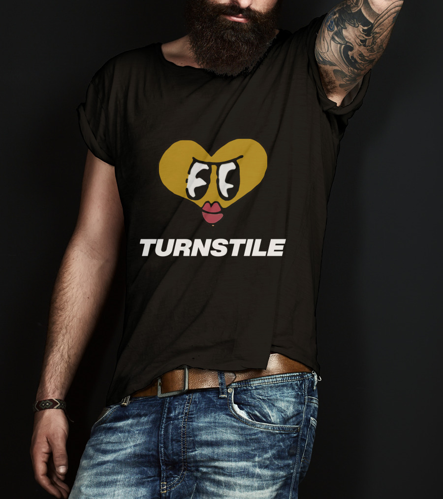 Turnstile Heart Face T-Shirt