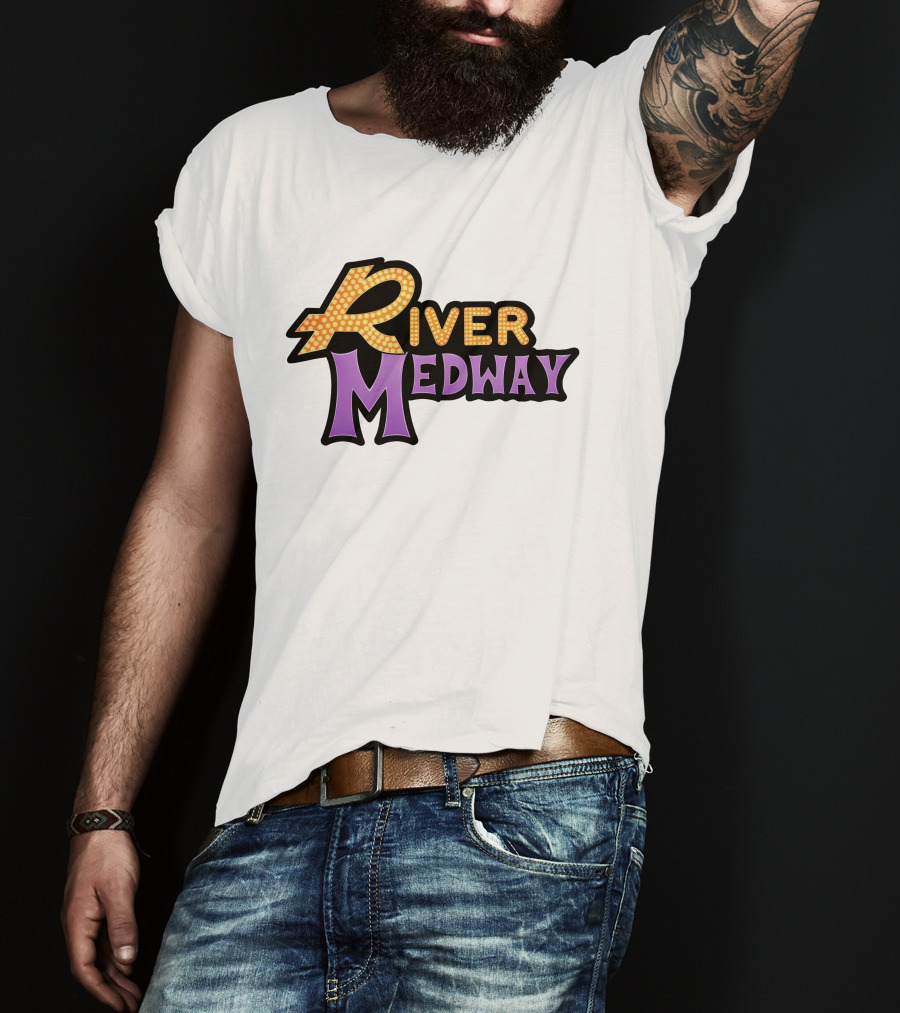 River Medway Merch Shop Bold Lettering T-Shirt