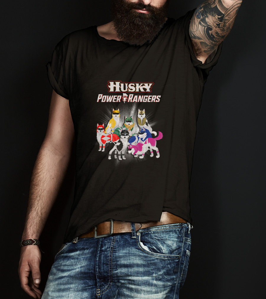 Husky Power Rangers Costume Team T-Shirt