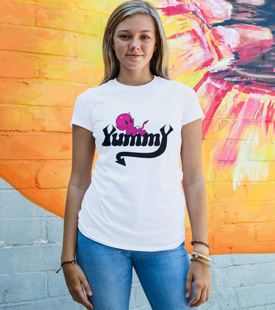 Yummy Pink Devil Tara Yummyy Merch T-Shirt