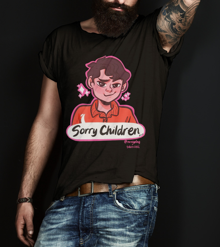 Sorry Children Uncle Roger Merch By MrNigelNG X TidbitsCHOI T-Shirt