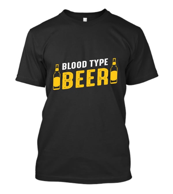 Blood Type Beer Bottles T-Shirt