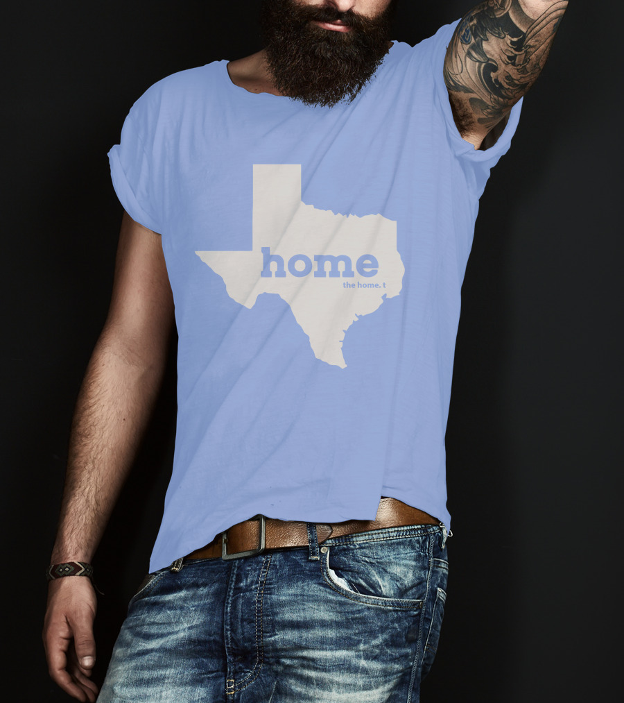Home Shark Tank Texas State Silhouette The Home T T-Shirt