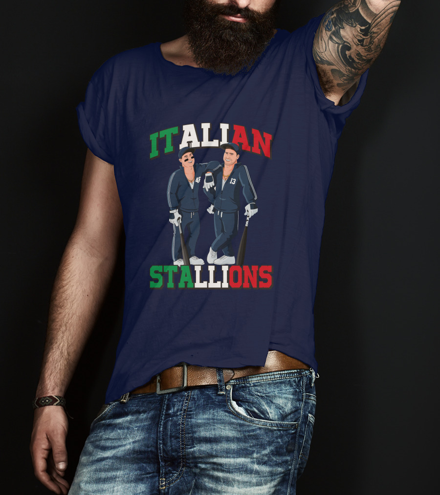 Italian Stallions 45 13 Short Porch T-Shirt