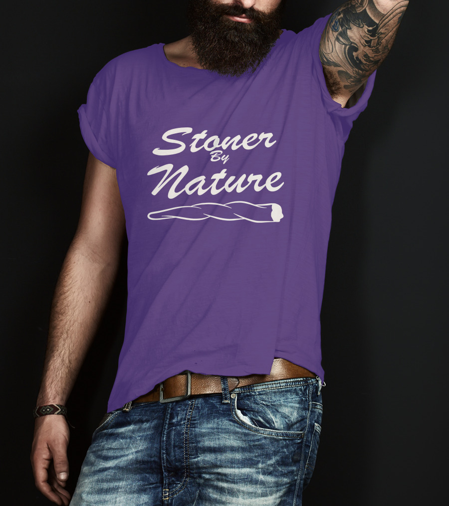 Ymh Merch Stoner By Nature Rolling Joint T-Shirt