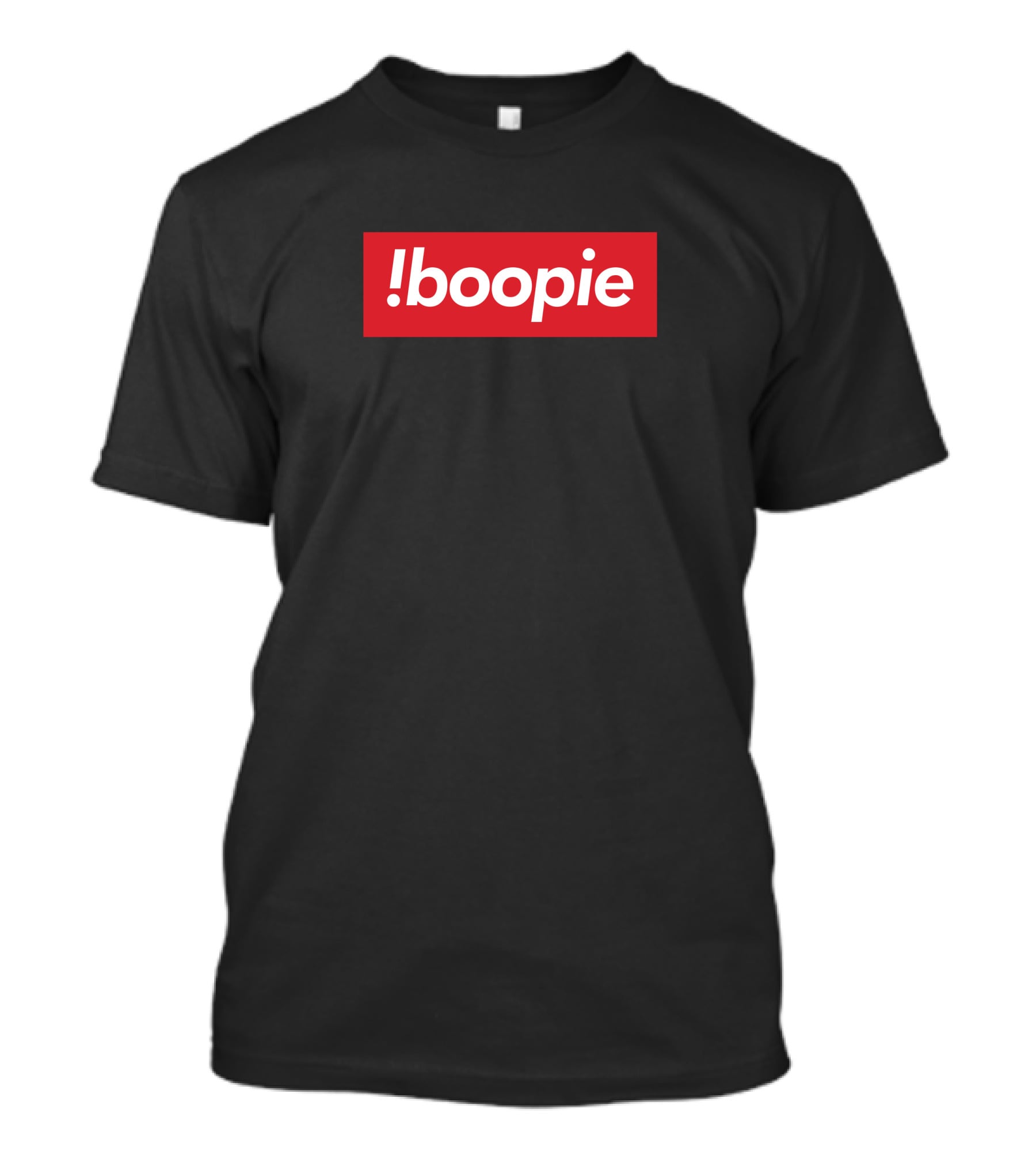 Boopieverse A Mellow Boop Merch Boopie Box Exclamation Boopie Red Block T-Shirt
