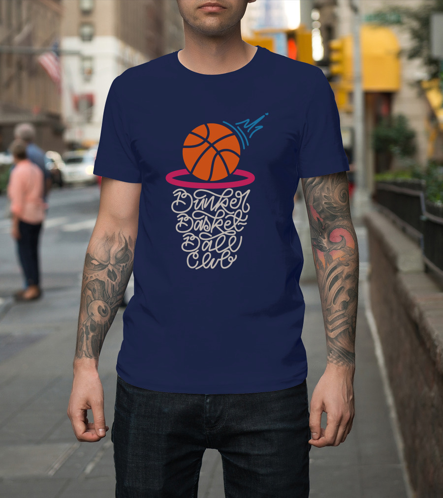 Bunker Branding Basketball Club Ball Net Script T-Shirt