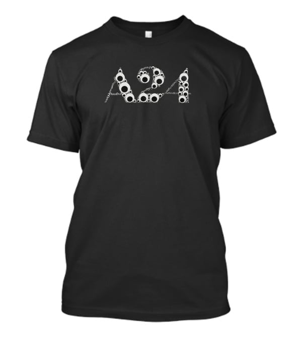 Everything Everywhere All At Once A24 Black Googly Eye Puff T-Shirt