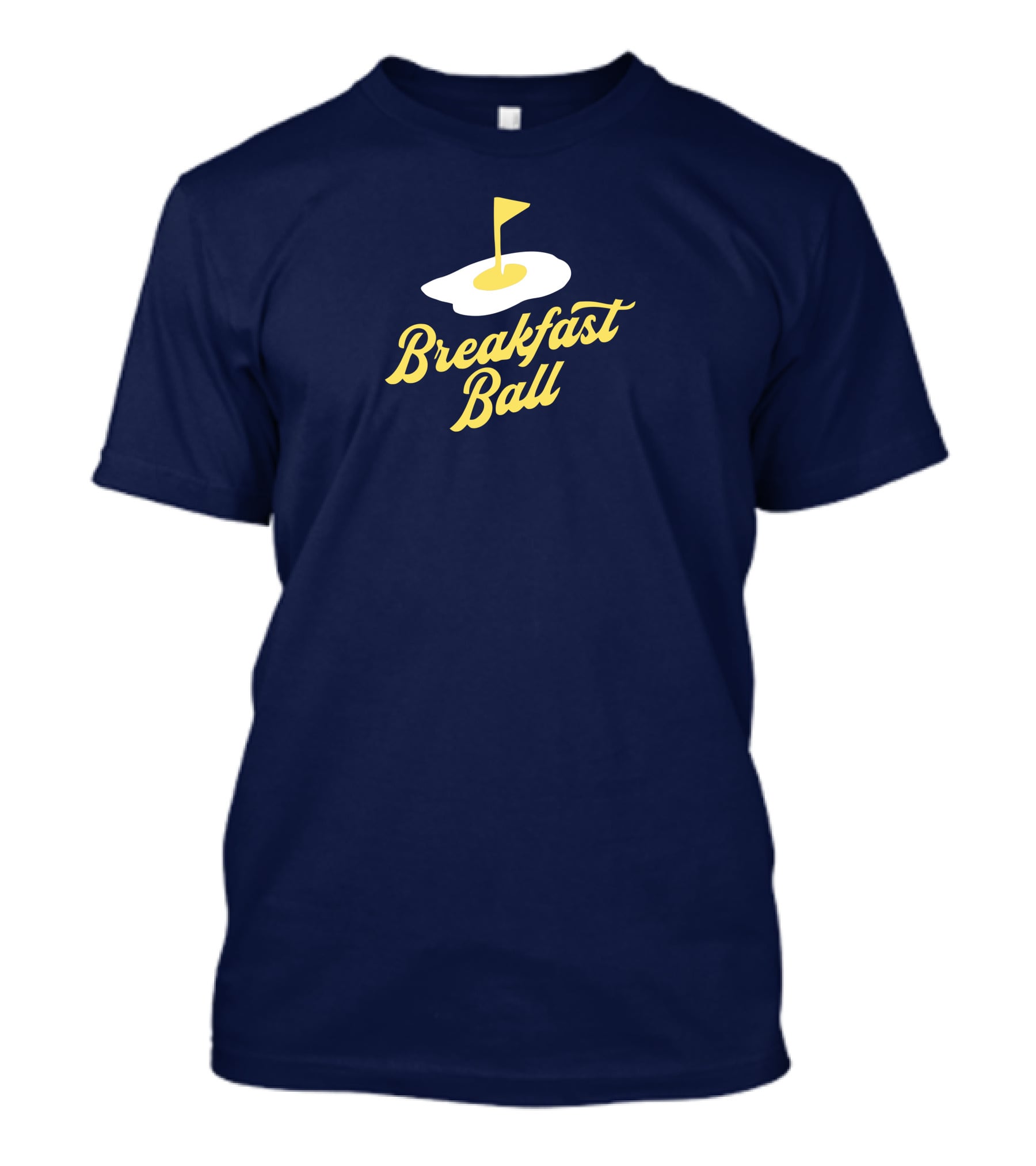 You Betcha Breakfast Ball Egg Golf Flag Crewneck T-Shirt