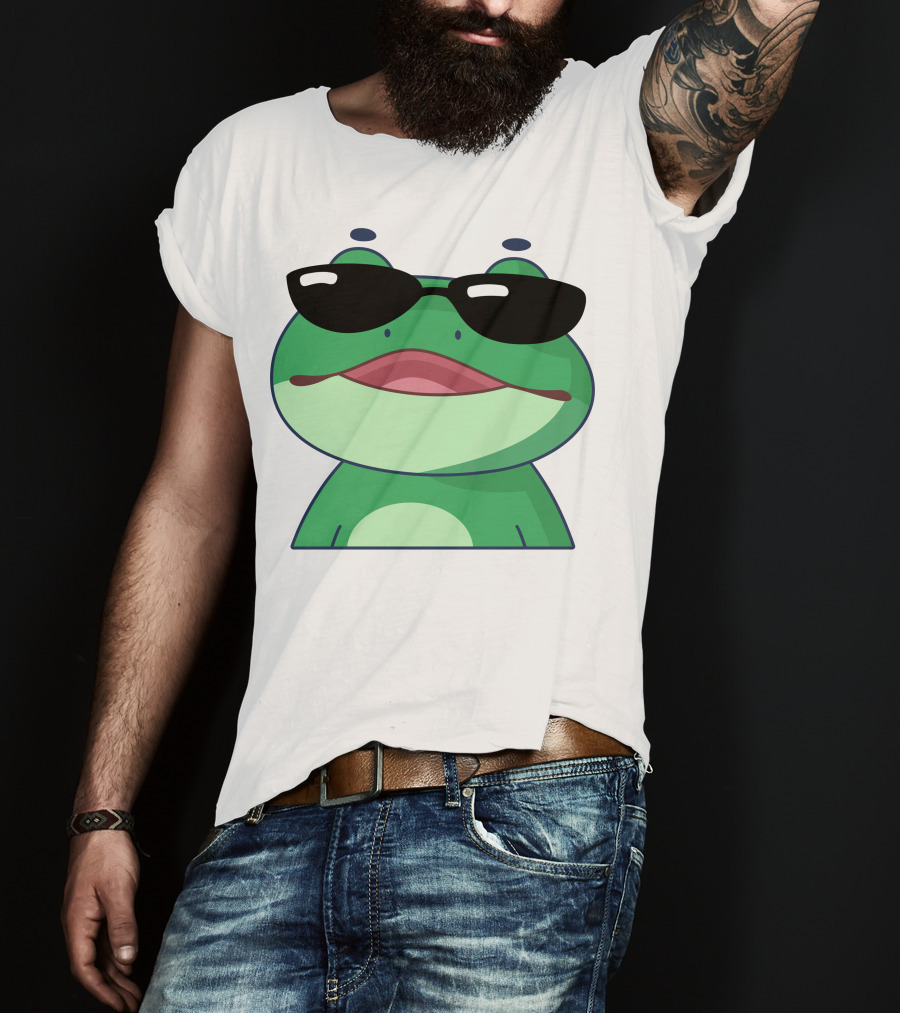 Boomerna Frog With Sunglasses T-Shirt