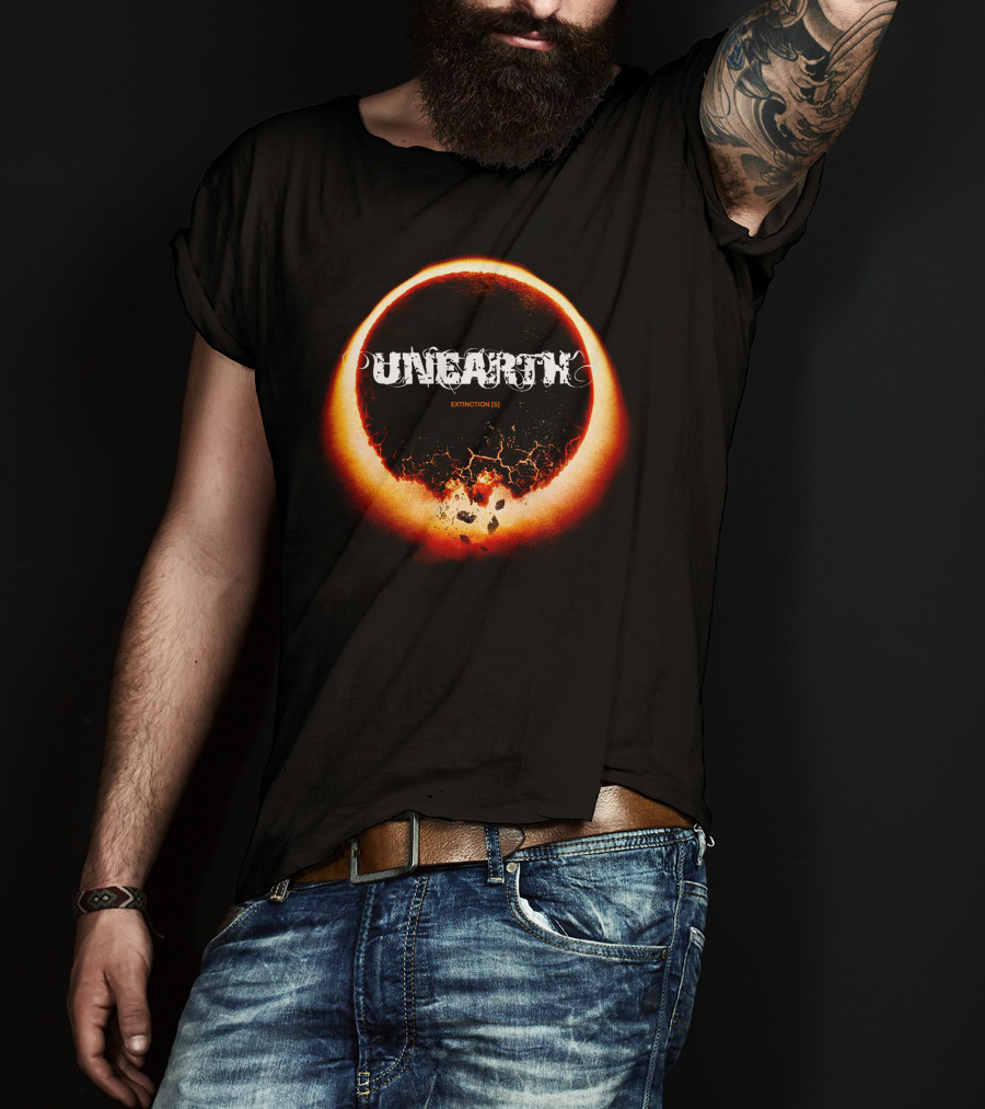 UNEARTH Extinction [9] Solar Eclipse Event T-Shirt