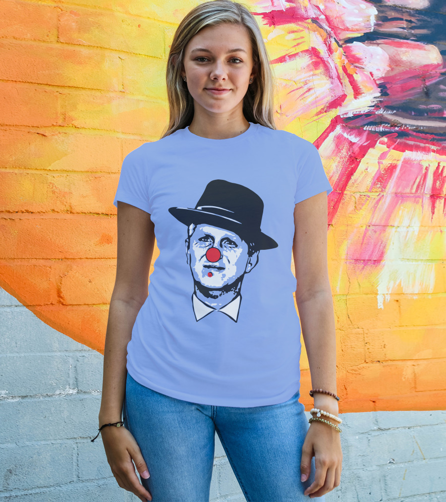 Michael Rapaport Clown Face With Hat And Red Nose T-Shirt