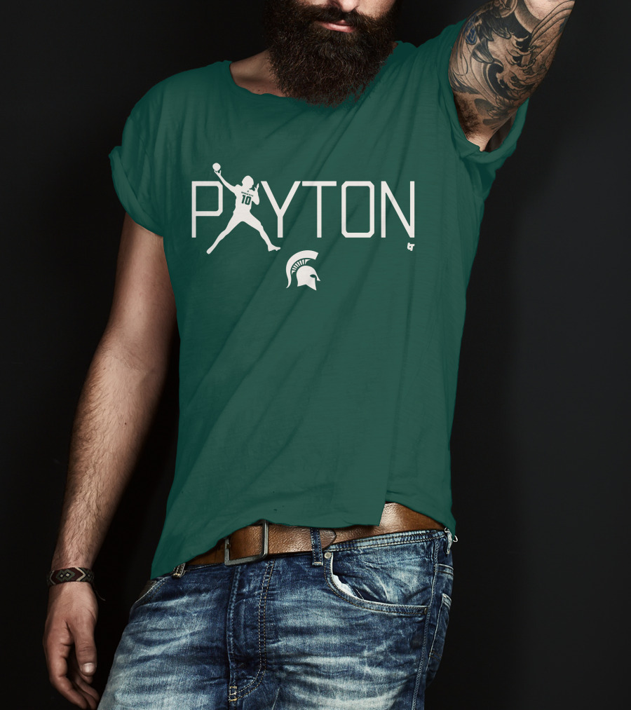 PAYTON 10 Spartan Football Quarterback T-Shirt