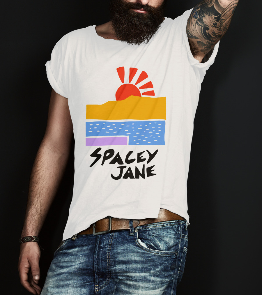 Spacey Jane Store Sun And Waves Retro T-Shirt