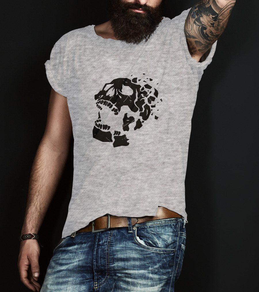 Dead By Daylight Skull Shattered Effect T-Shirt