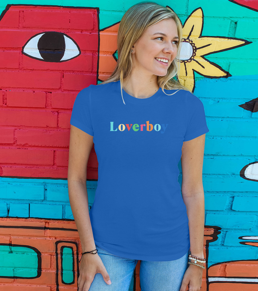 Loverboy Store Multicolor Lettering T-Shirt