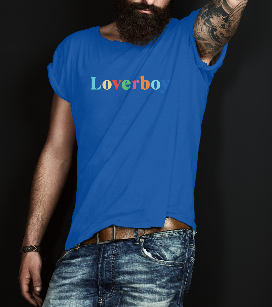 Loverboy Store Multicolor Lettering T-Shirt