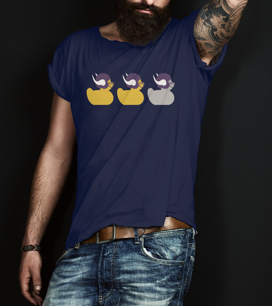 Duck Duck Grey Duck Vikings T-Shirt
