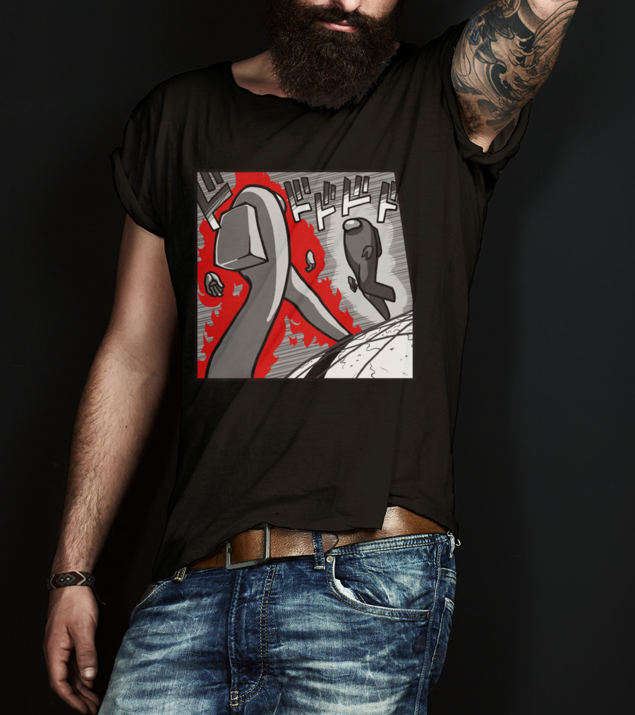 Shop Among Us JoJo Parody Manga T-Shirt