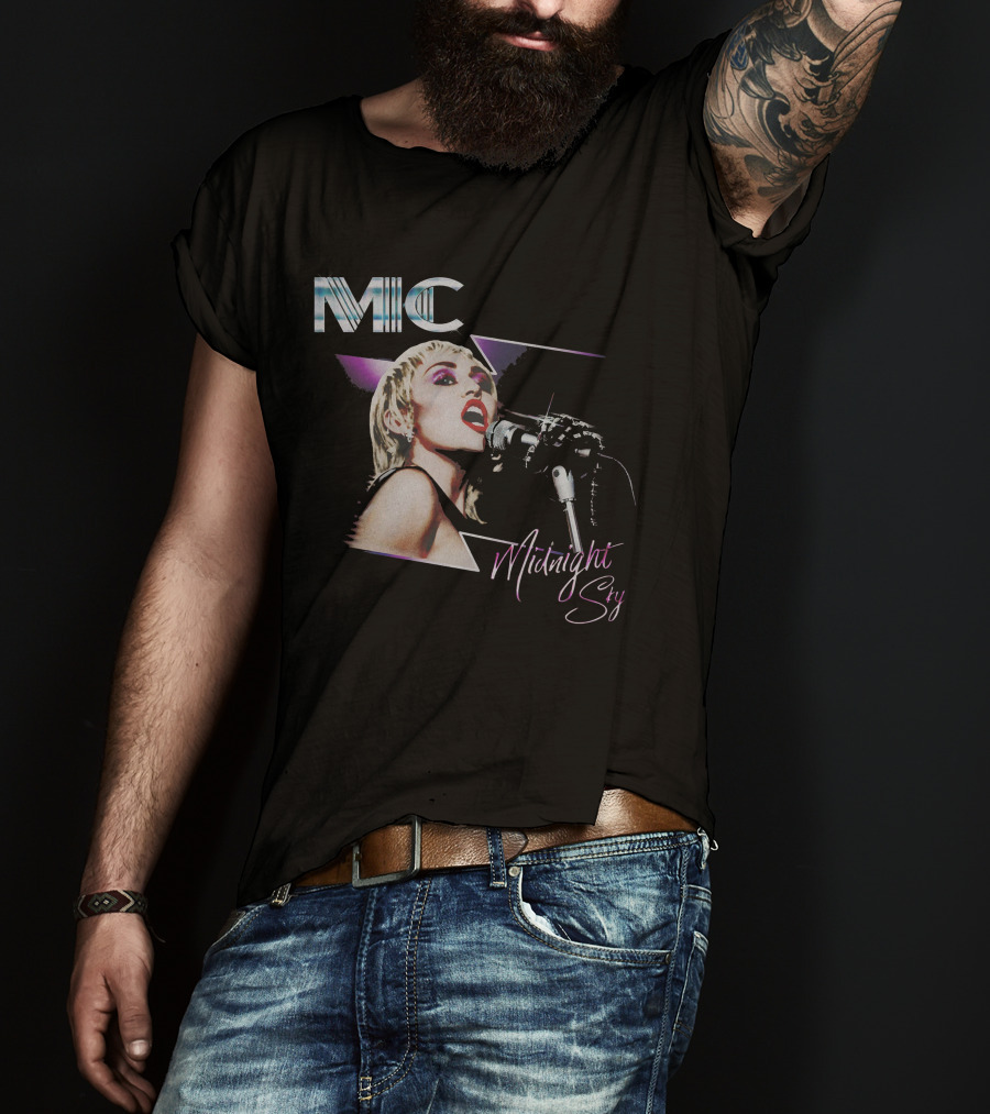 MIC Midnight Sky Miley Cyrus Shop T-Shirt