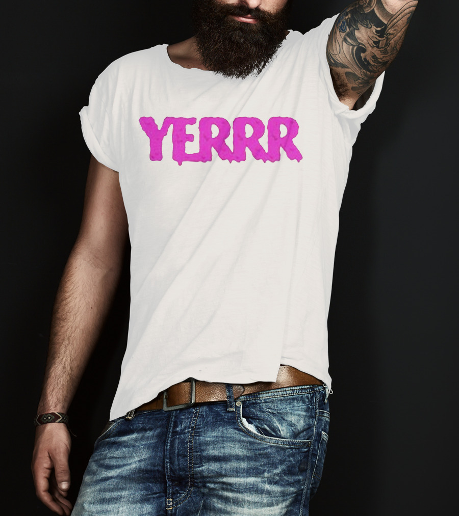 YERRR Gio And Eli Merch Text T-Shirt