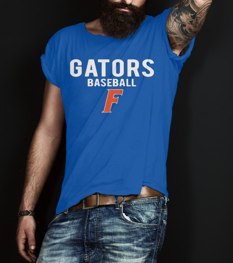 Florida Gators Baseball F Logo Blue T-Shirt