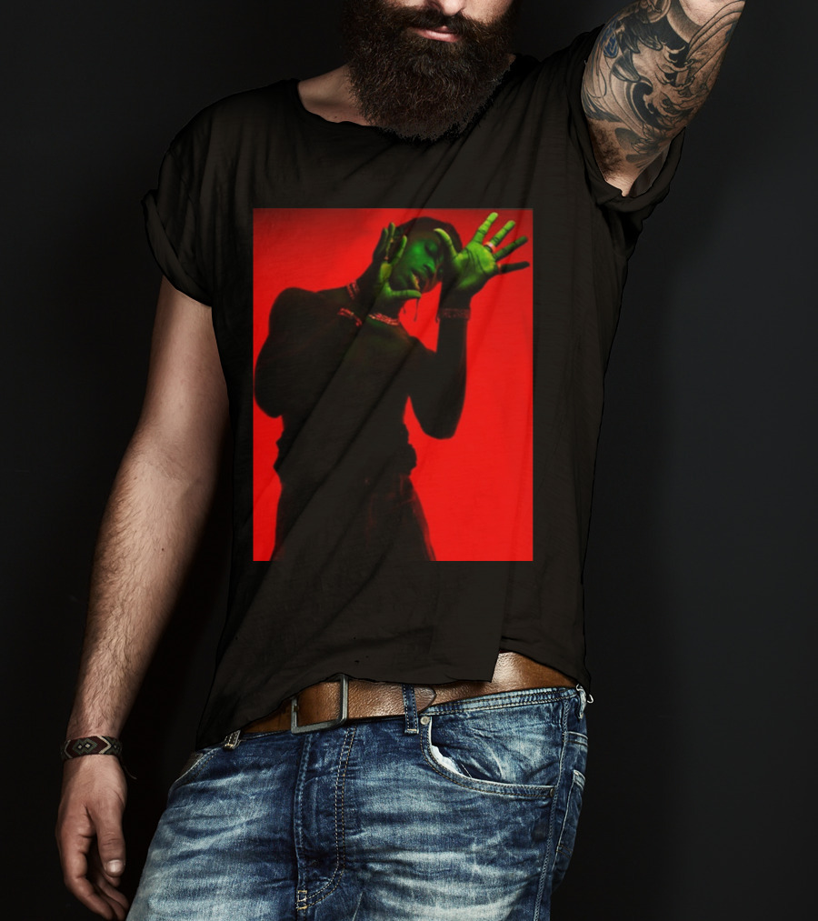 Don Toliver Red And Green Artistic Pose Merchandise T-Shirt