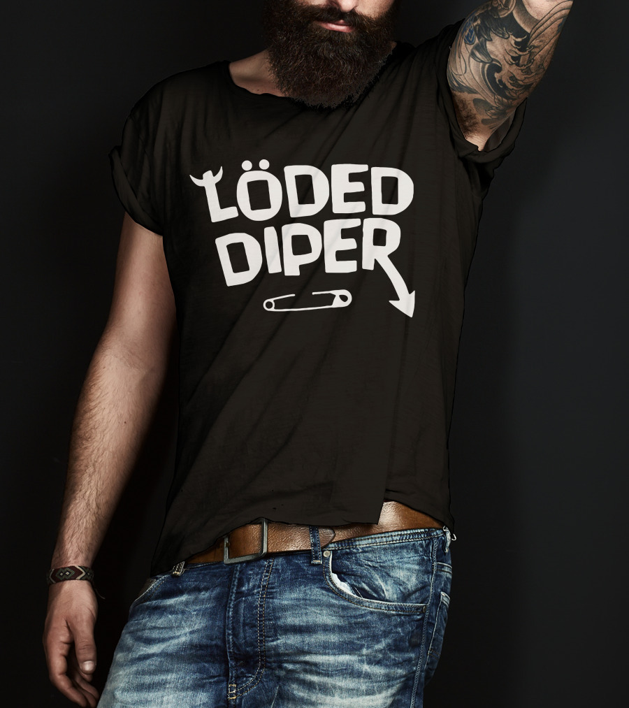 Löded Diper Diary Of A Wimpy Kid Band Safety Pin T-Shirt