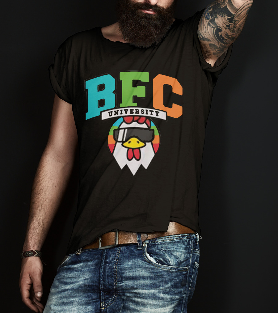 BFC University Chicken Headphones Kyr Sp33dy Merch T-Shirt