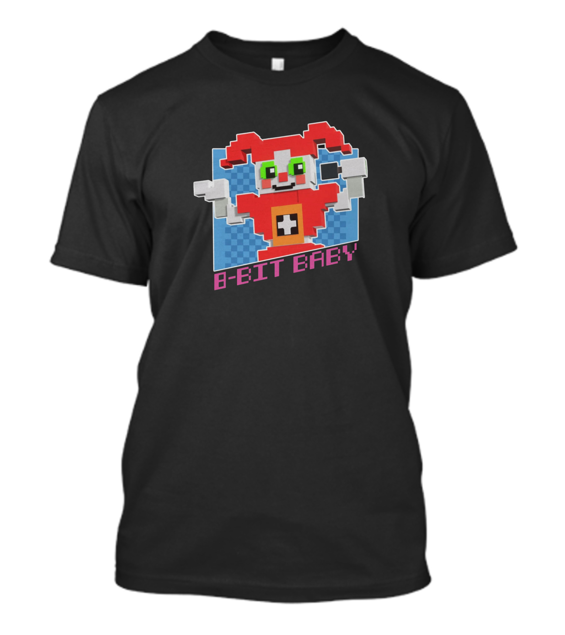 FNAF Merch 8-Bit Baby Pixel T-Shirt