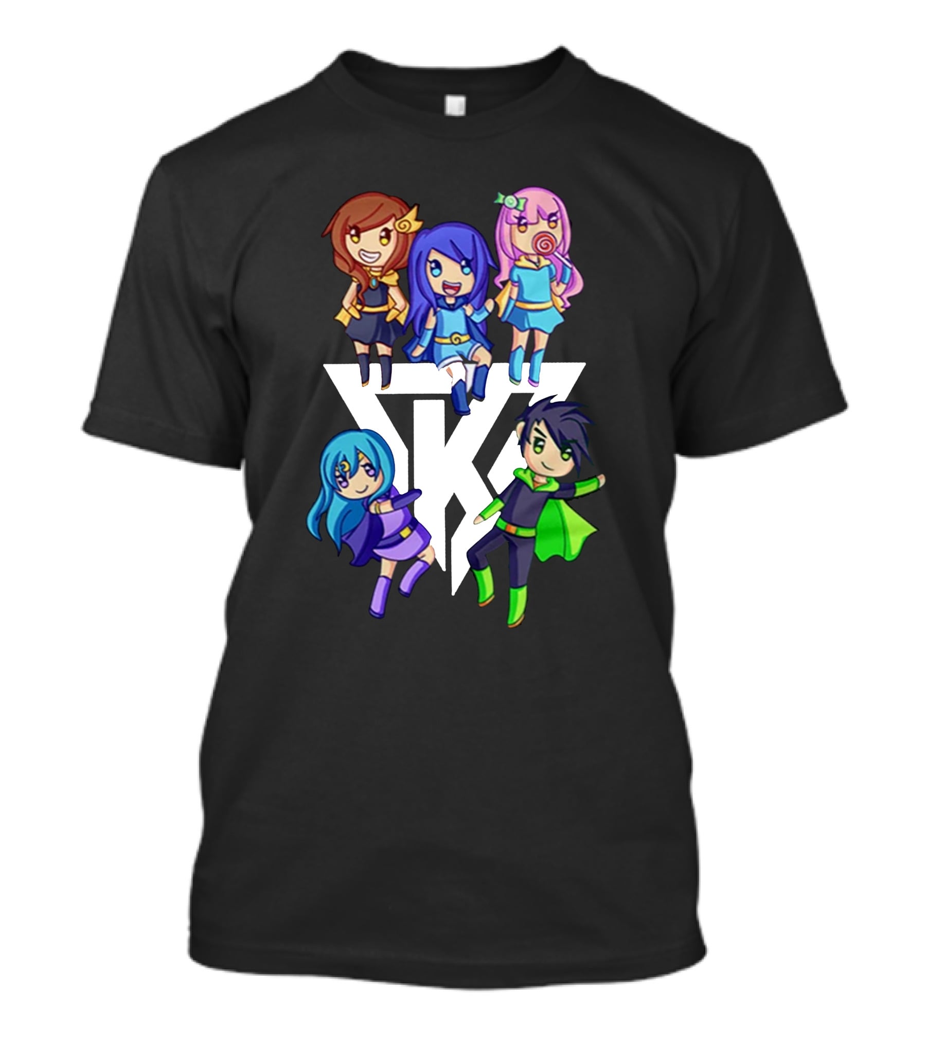 Itsfunneh Merch KREW Characters T-Shirt