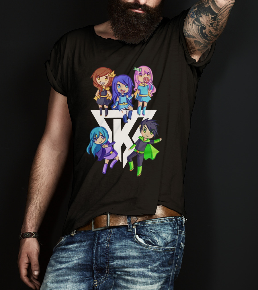 Itsfunneh Merch KREW Characters T-Shirt