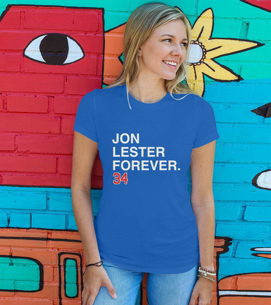 Jon Lester Forever 34 T-Shirt
