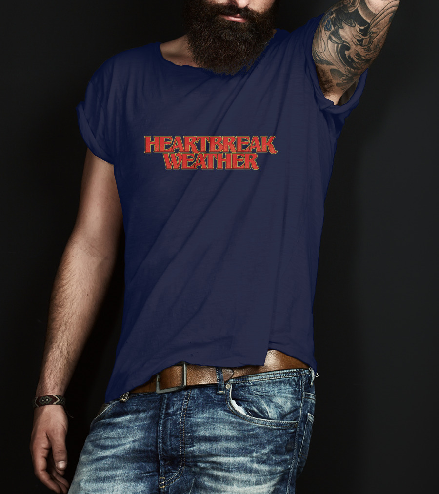 Heartbreak Weather Navy T-Shirt